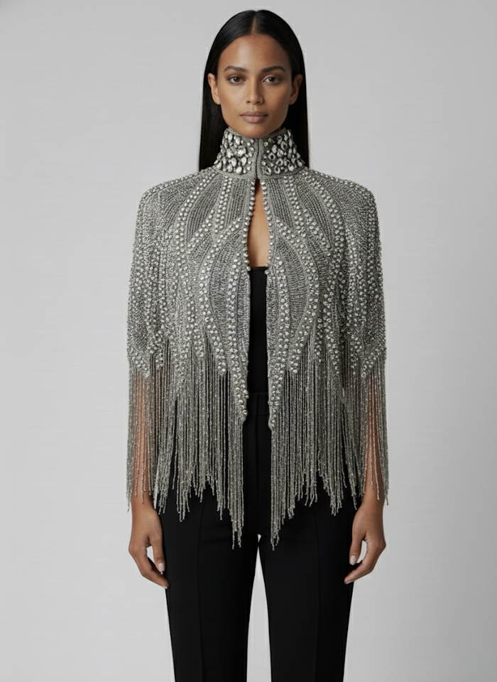 Argenté Cascade Cape - Glamourous Grace