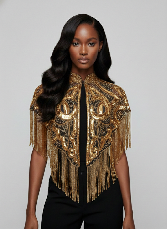 Aurum Empress Cape - Glamourous Grace