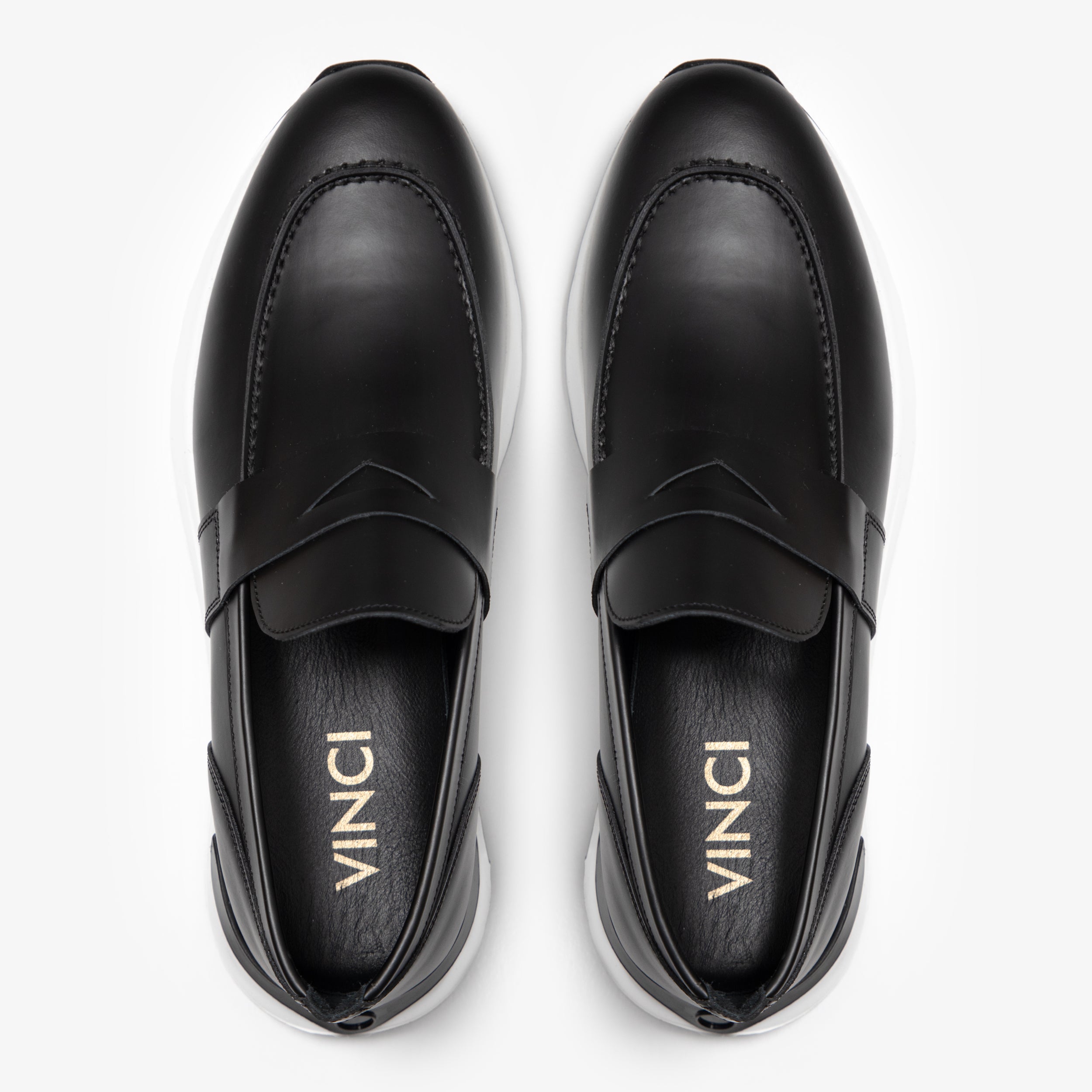 The Lumina Black Buffalo Leather Women Sneaker - Glamourous Grace