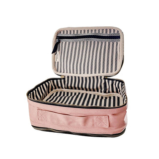 Double-Sided Makeup Case – Pink/Blush - Glamourous Grace