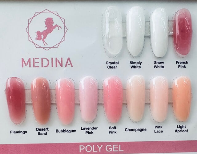 Medina - Polygel Bubblegum 2oz - Glamourous Grace