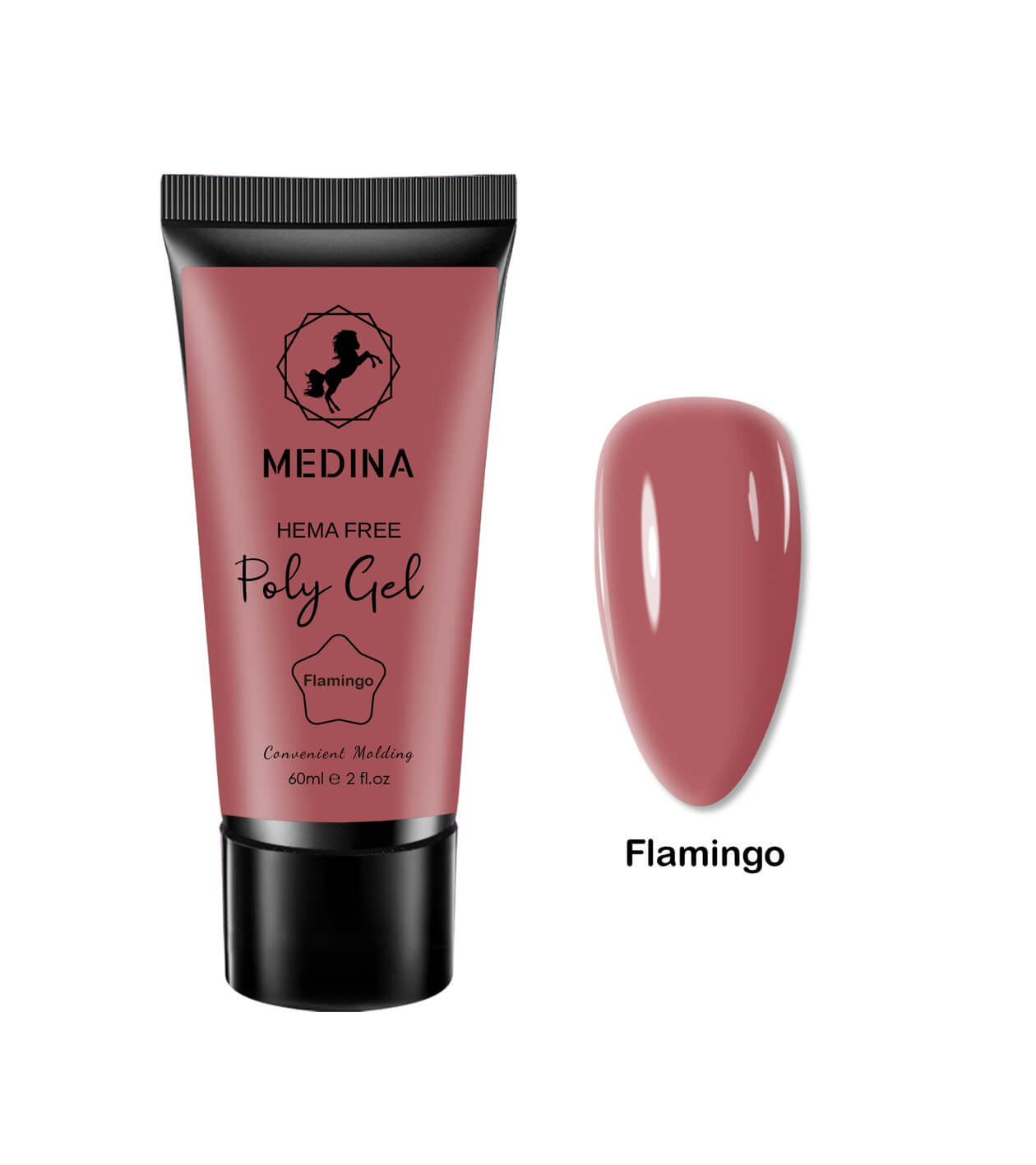 Medina - Polygel Flamingo 2oz - Glamourous Grace