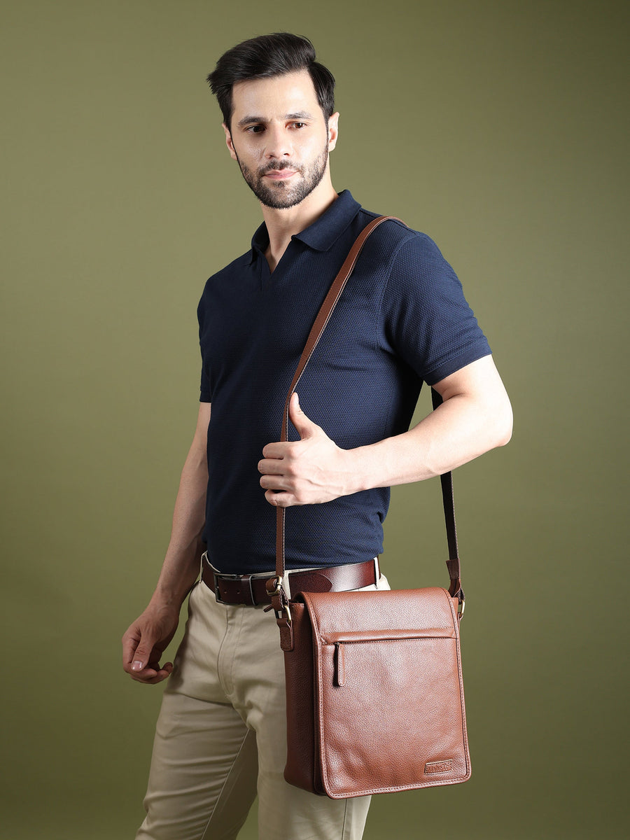 Leather Crossbody Bag for Travel Work - Glamourous Grace