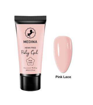 Medina - Polygel Pink Lace 2oz - Glamourous Grace