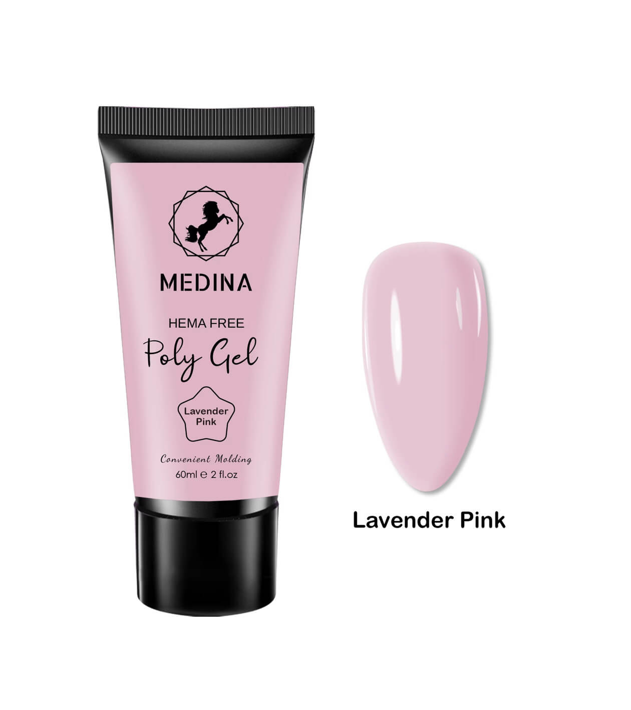 Medina - Polygel Lavender Pink 2oz - Glamourous Grace