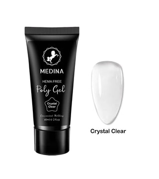 Medina - Polygel  Crytal Clear 2oz - Glamourous Grace
