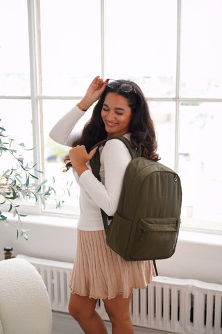 The Daily Backpack Olive - Glamourous Grace