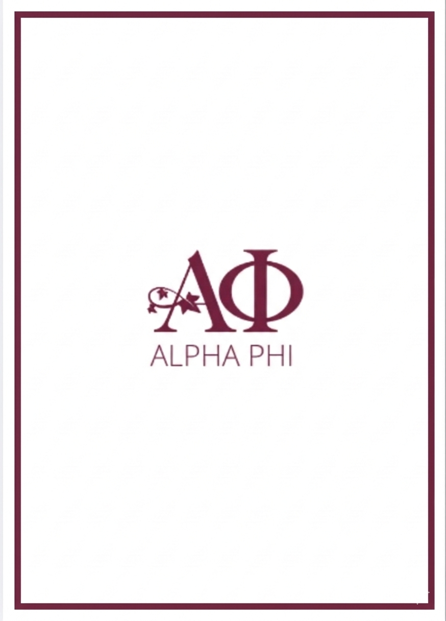 SC - Alpha Phi Luxury Blanket - Glamourous Grace