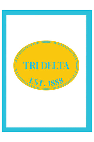 SC - Tri Delta Luxury Blanket - Glamourous Grace