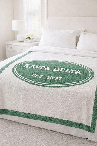 SC - Kappa Delta Luxury Blanket - Glamourous Grace