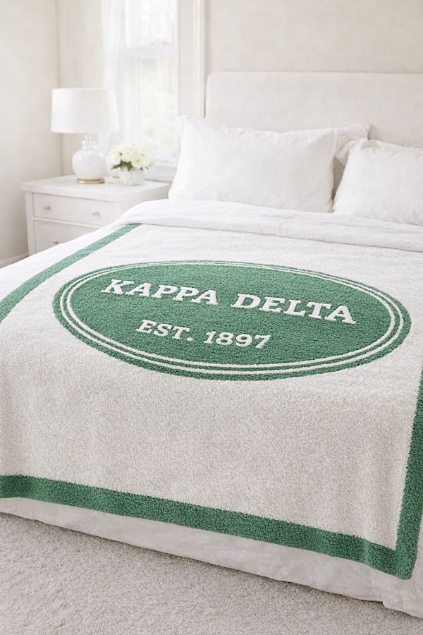 SC - Kappa Delta Luxury Blanket - Glamourous Grace