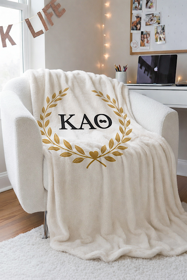 SC - Kappa Alpha Theta Luxury Blanket - Glamourous Grace