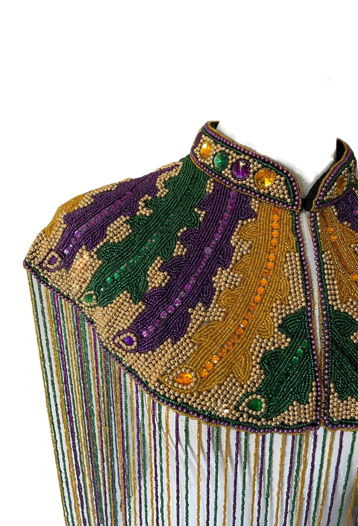 Big Chief Plume Cape - Glamourous Grace