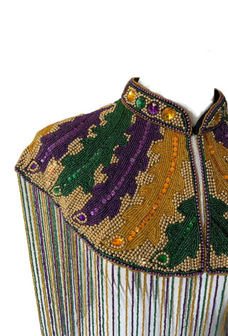 Big Chief Plume Cape - Glamourous Grace