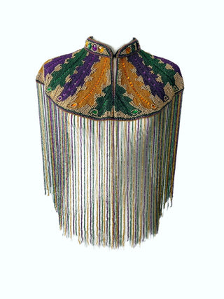 Big Chief Plume Cape - Glamourous Grace