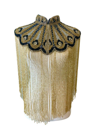 Gilded Fleur Cape - Glamourous Grace