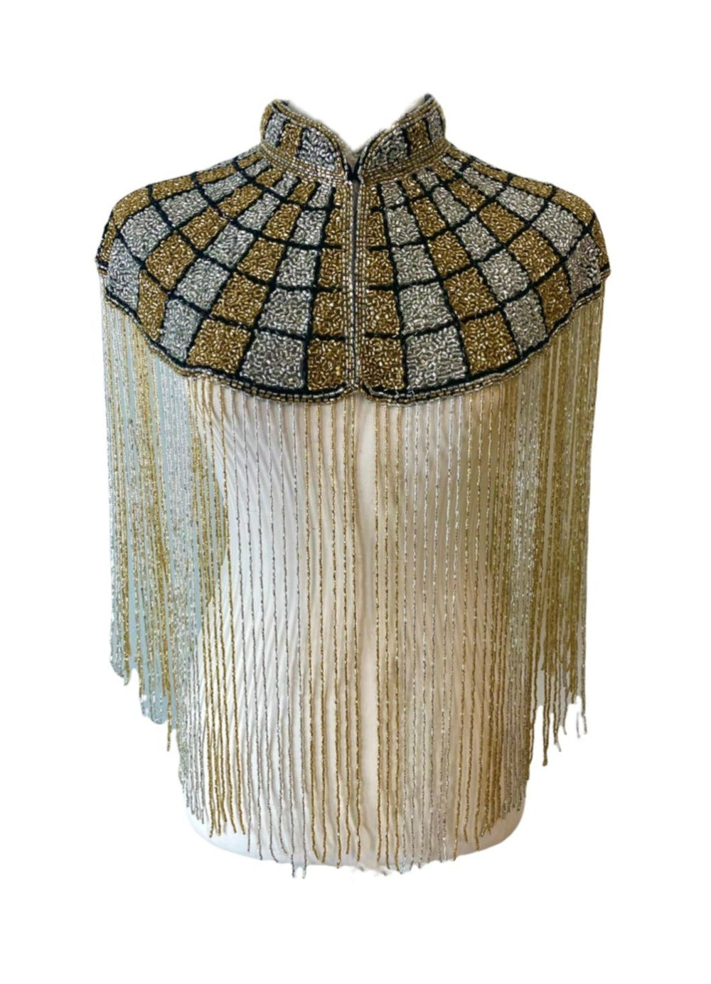 The Gilded Mosaic Cape - Glamourous Grace