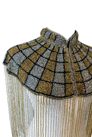 The Gilded Mosaic Cape - Glamourous Grace