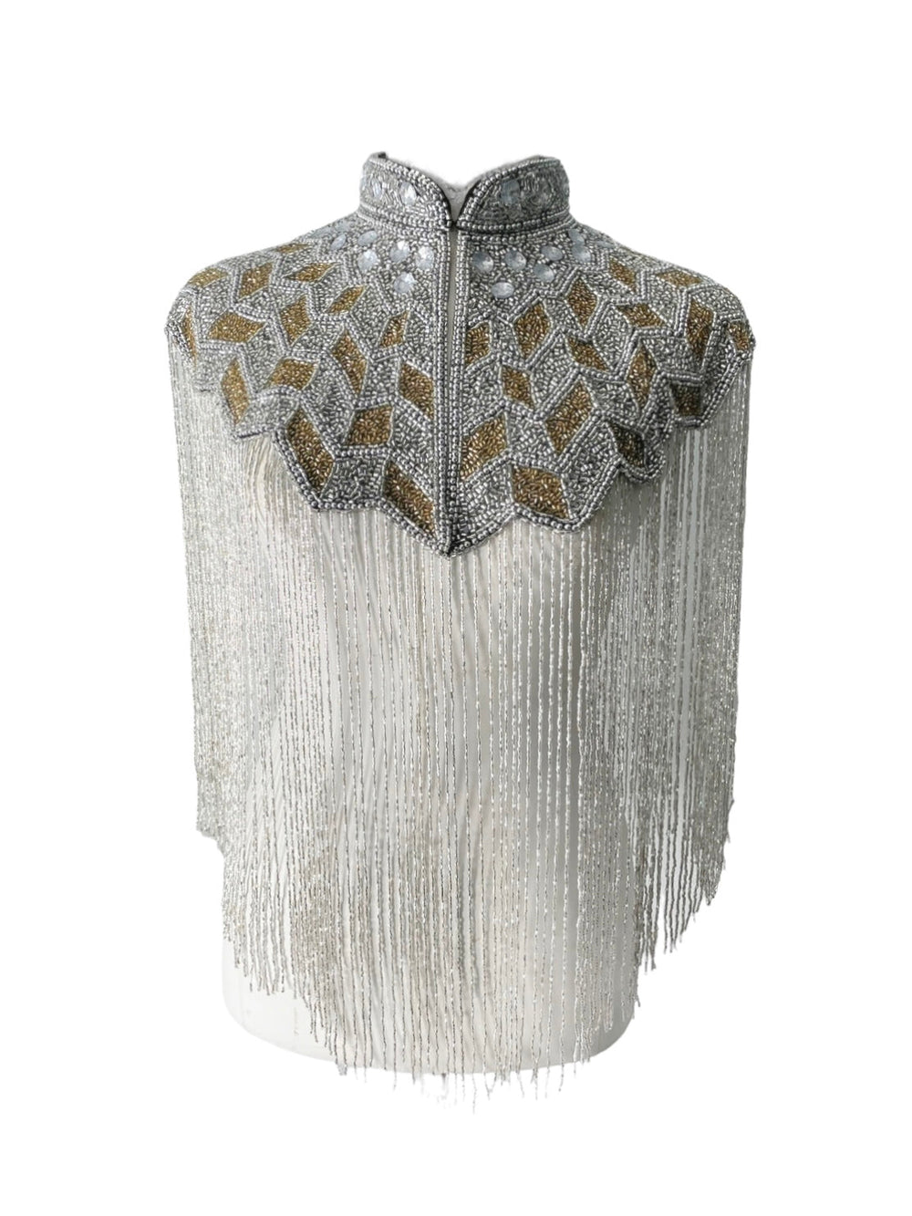 Gilded Halo Cape - Glamourous Grace