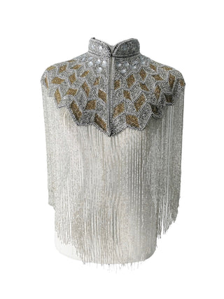 Gilded Halo Cape - Glamourous Grace