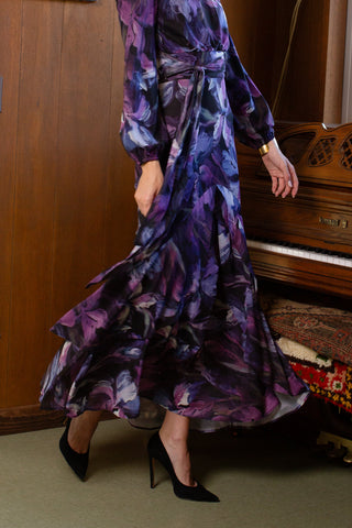 Jodi Skirt- Lavender Brushstrokes
