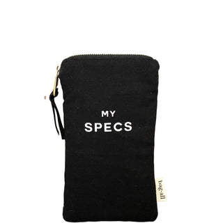 My Specs Glasses Case with Outside Pocket – Black - Glamourous Grace