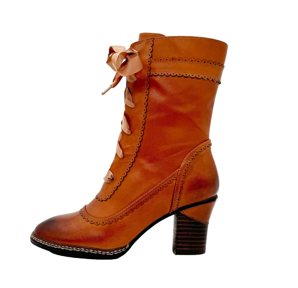 Glimpse Victorian Booties - Glamourous Grace