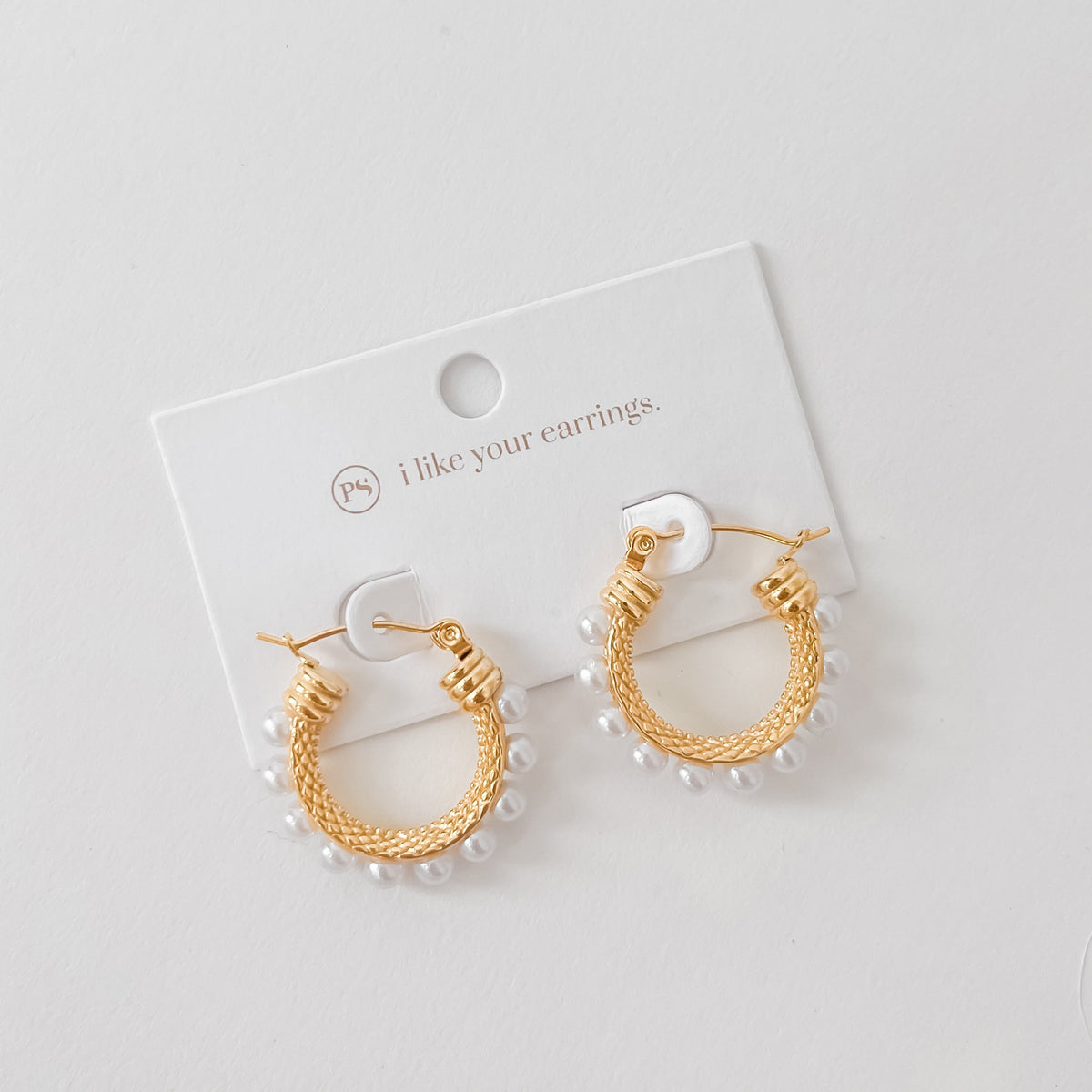 Angel Of The Sea Hoop Earrings WATERPROOF - Glamourous Grace