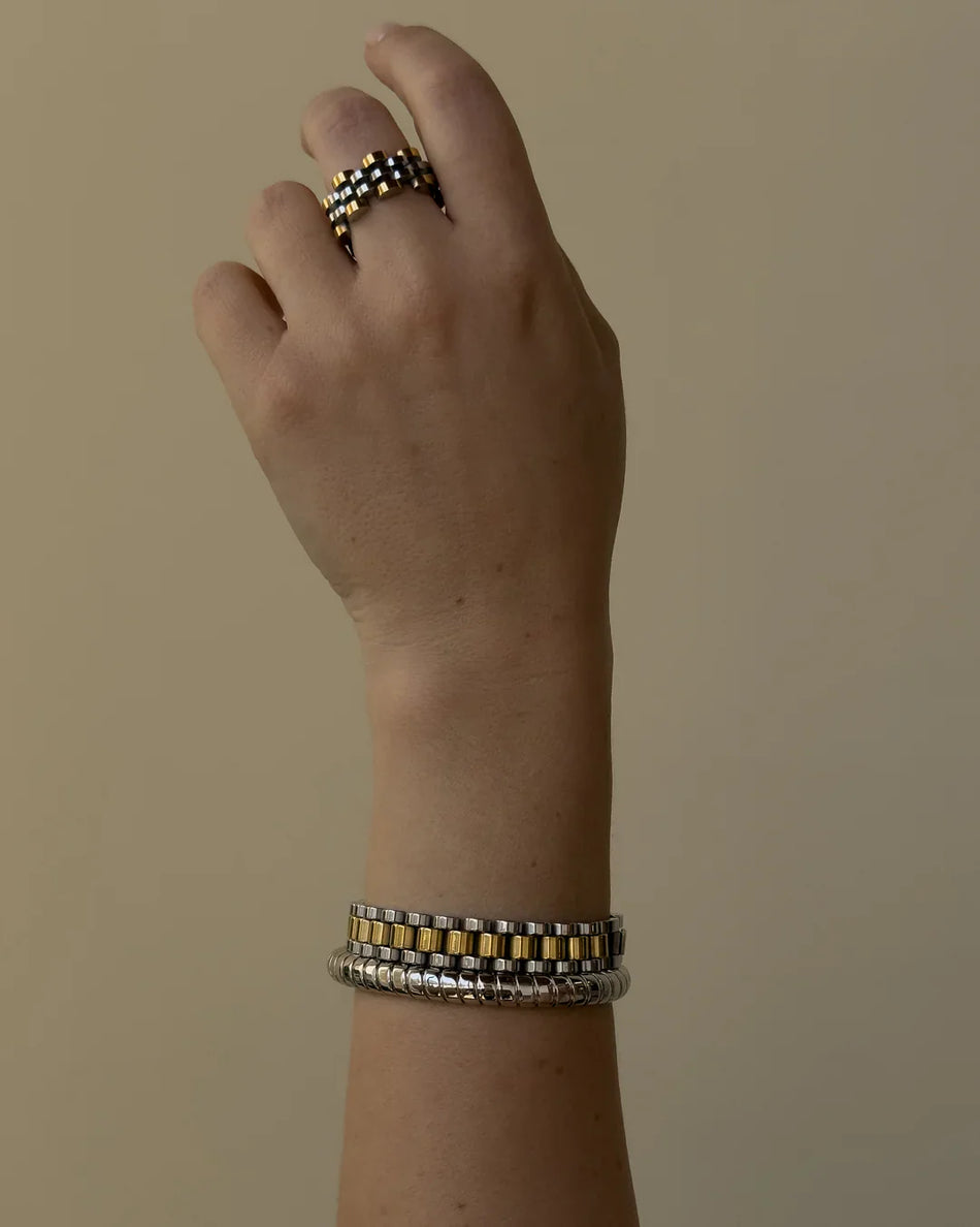 The Two Tone Timepiece Ring