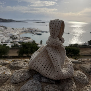 Oat Crochet Handbag - Glamourous Grace