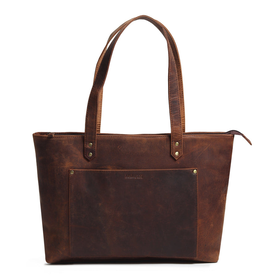 Rachel Large Leather Tote - Glamourous Grace