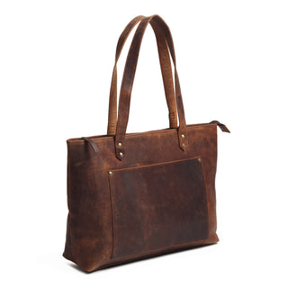 Rachel Large Leather Tote - Glamourous Grace