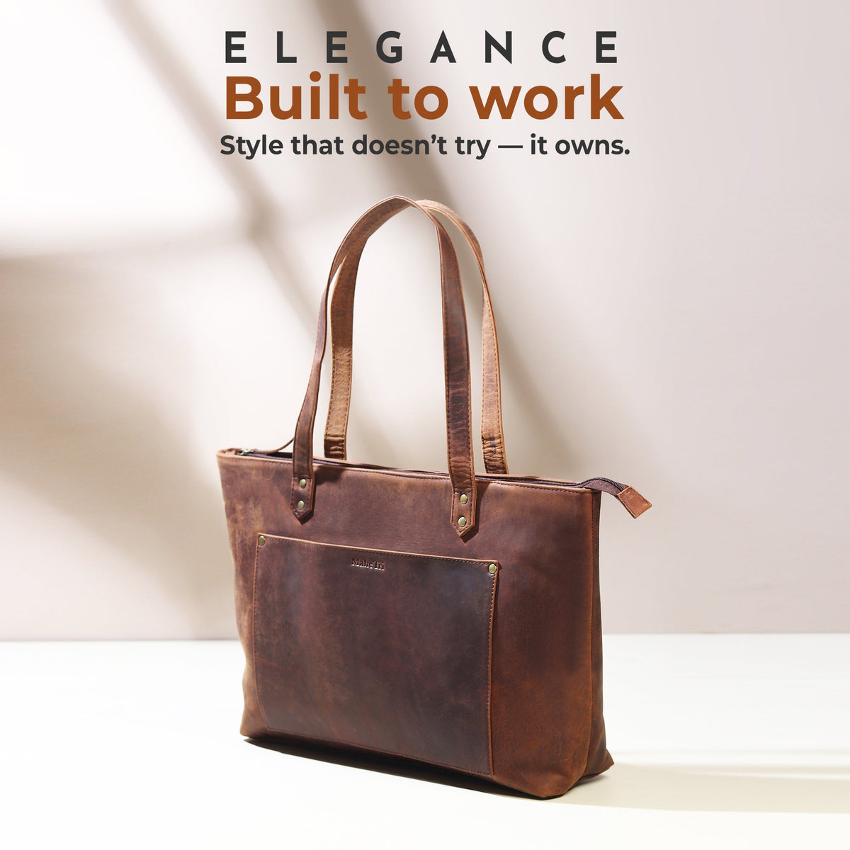 Rachel Large Leather Tote - Glamourous Grace