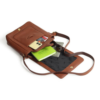 Leather Crossbody Bag for Travel Work - Glamourous Grace