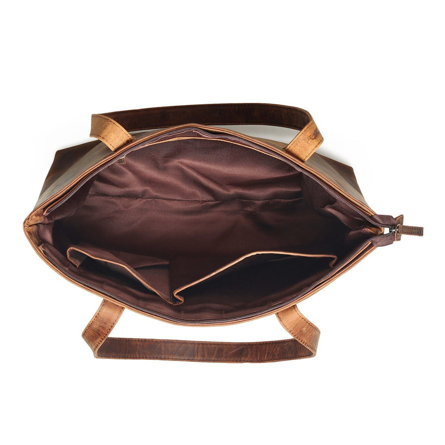 Rachel Large Leather Tote - Glamourous Grace