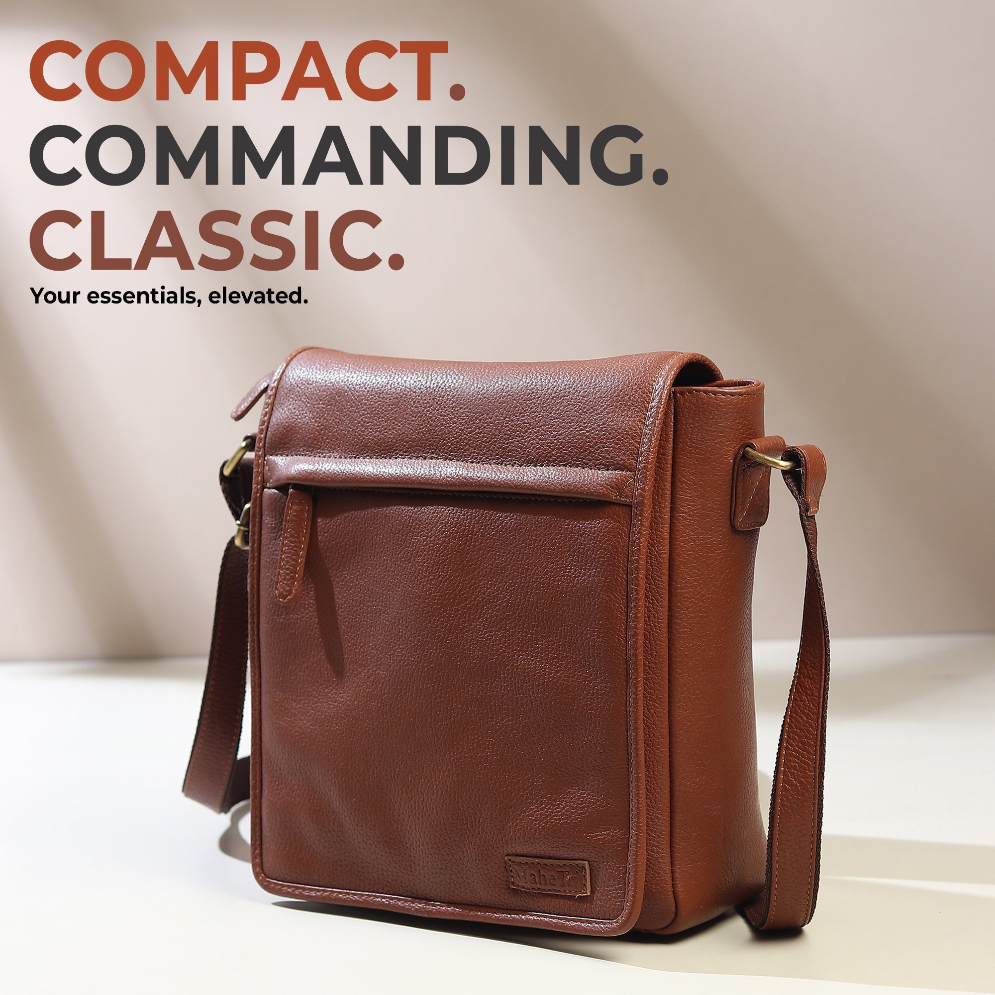 Leather Crossbody Bag for Travel Work - Glamourous Grace