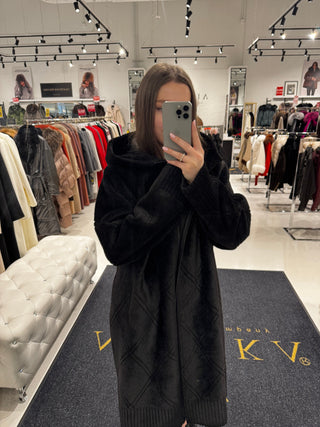 Reversible Faux Fur & Suede Coat