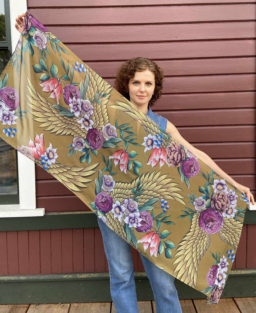 Printed Chiffon Scarf - 3300 - Glamourous Grace