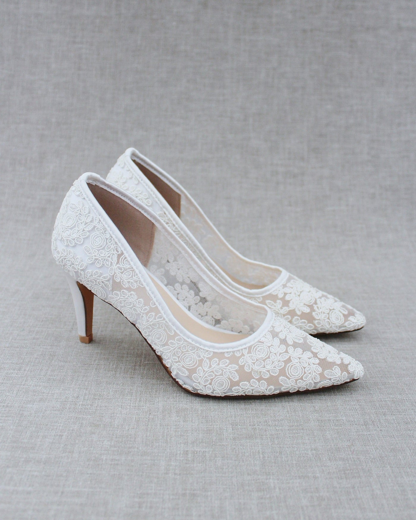 Lace Bridal Pump - Glamourous Grace