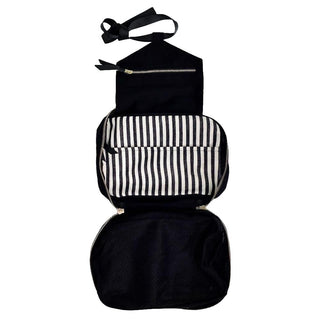 Folding/Hanging Toiletry Case – Black - Glamourous Grace