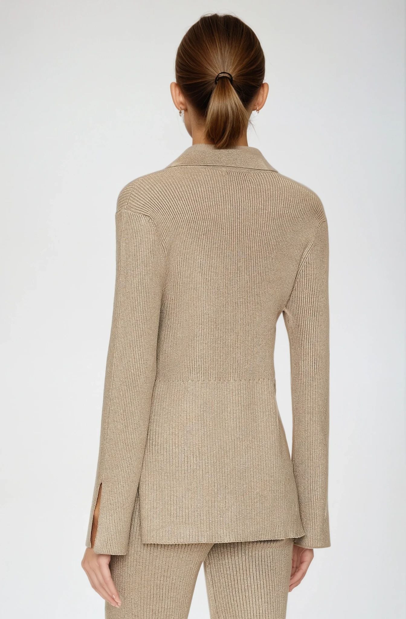 Gemma Ribbed Polo Top - Glamourous Grace