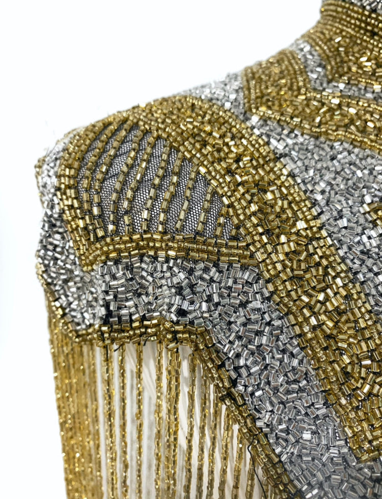 Golden Line Cape - Glamourous Grace