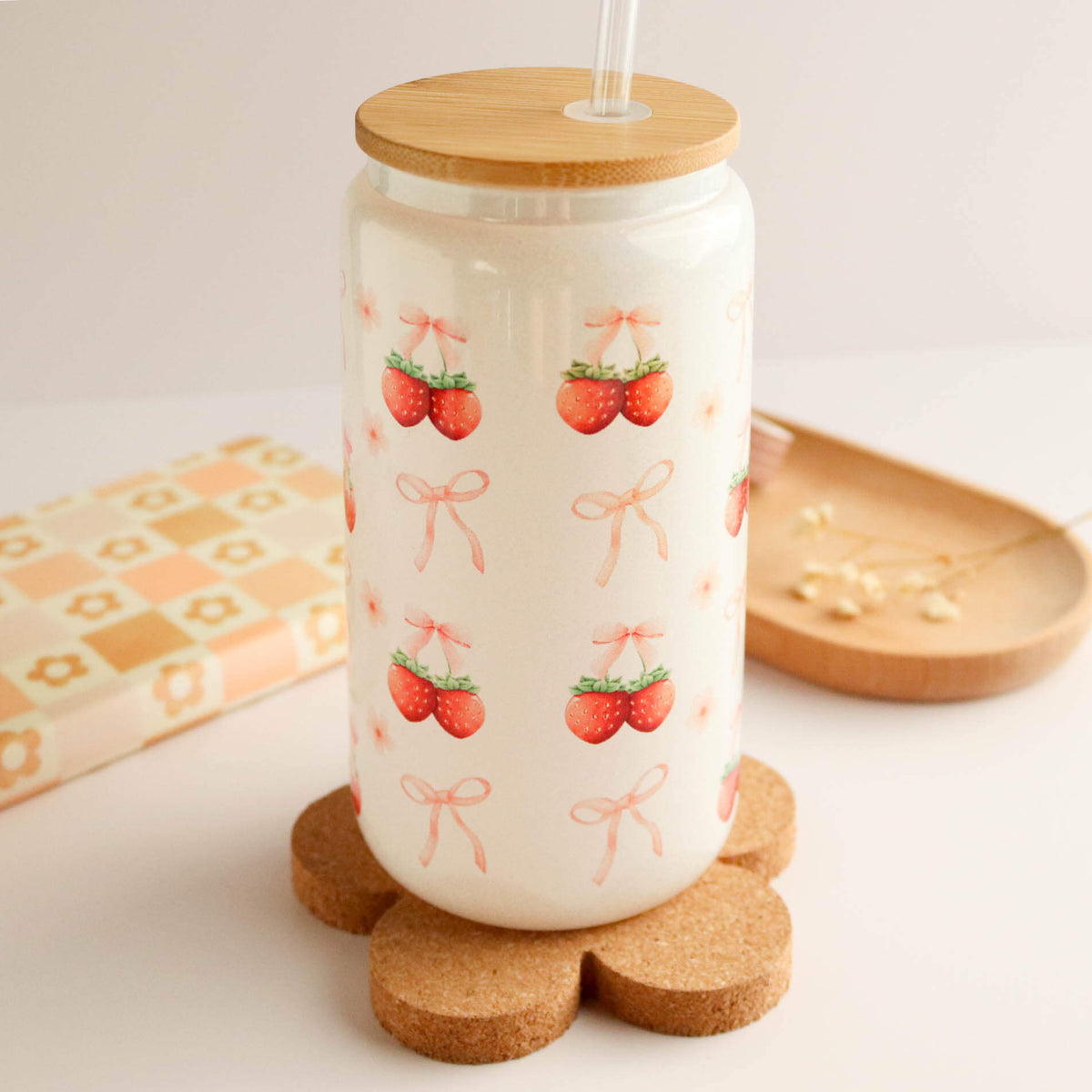 Daisy Cork Coaster - Glamourous Grace