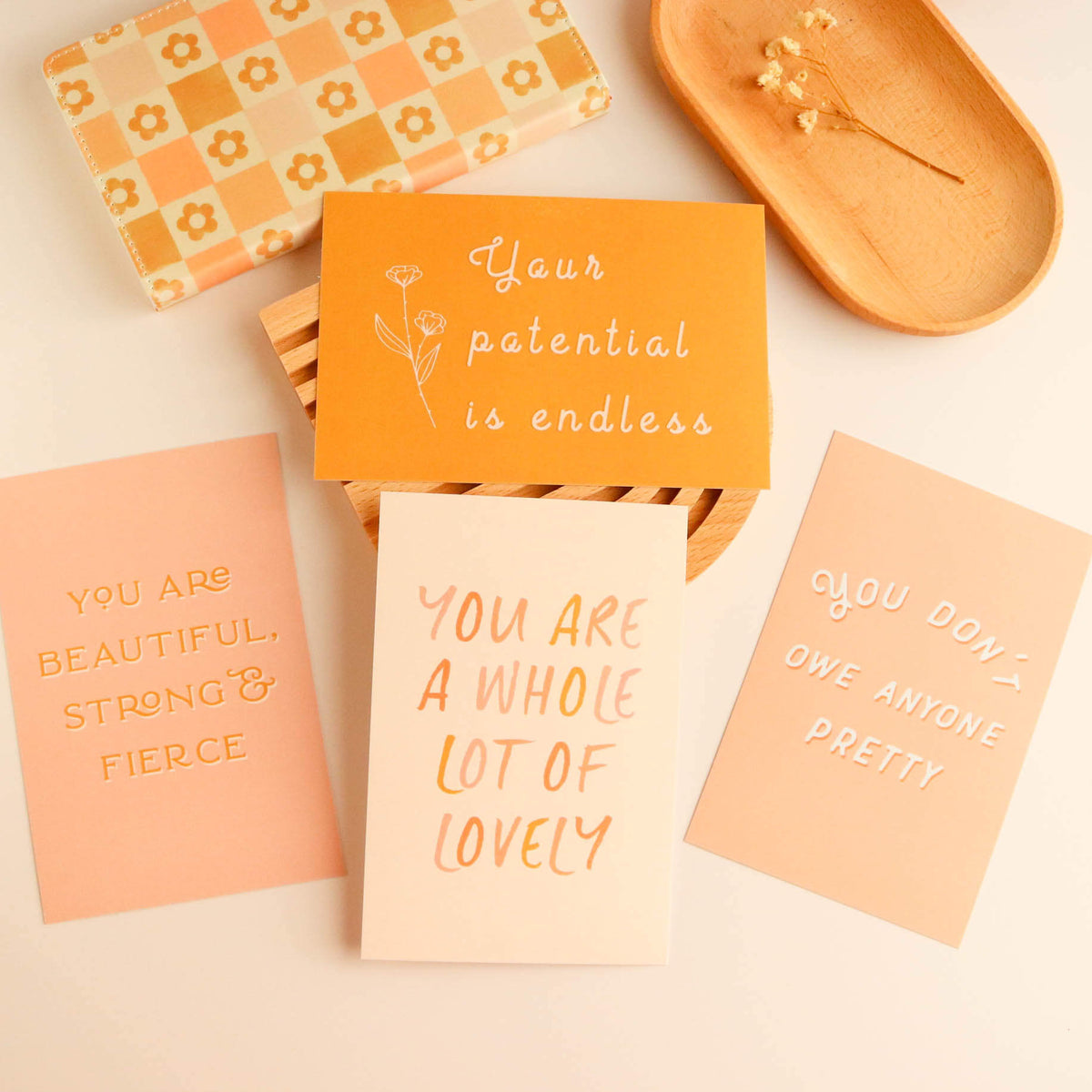 Women Empowerment Postcards (Set of 4) - Glamourous Grace
