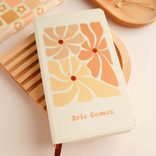 Abstract Flowers Personalized Journal and Notebook