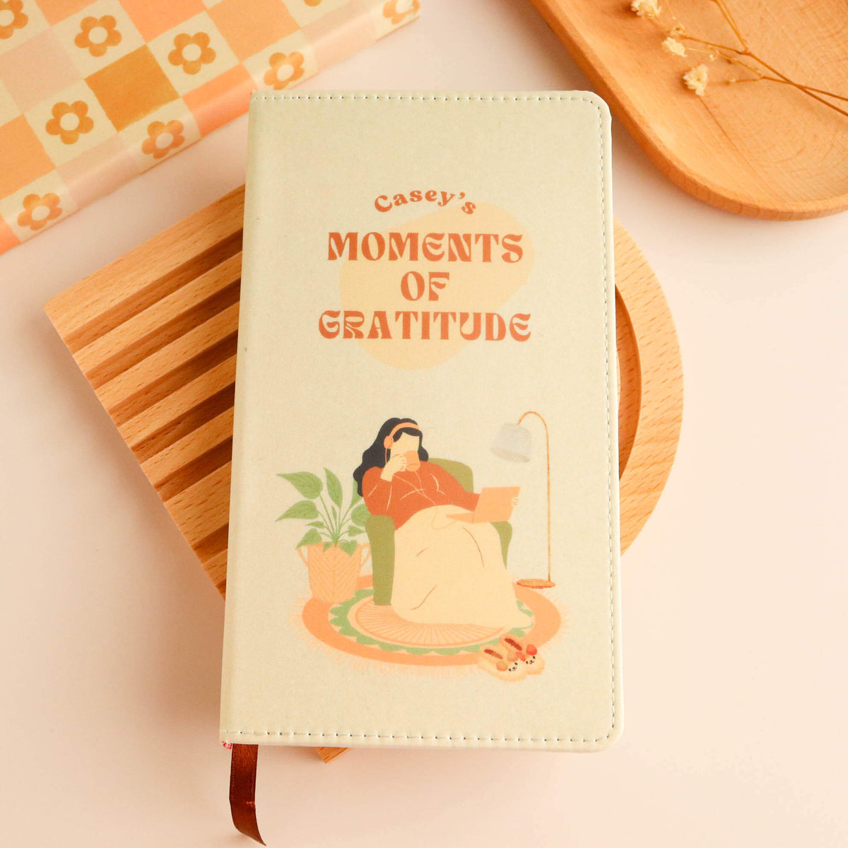 Moments of Gratitude Personalized Gratitude Journal and Notebook - Glamourous Grace