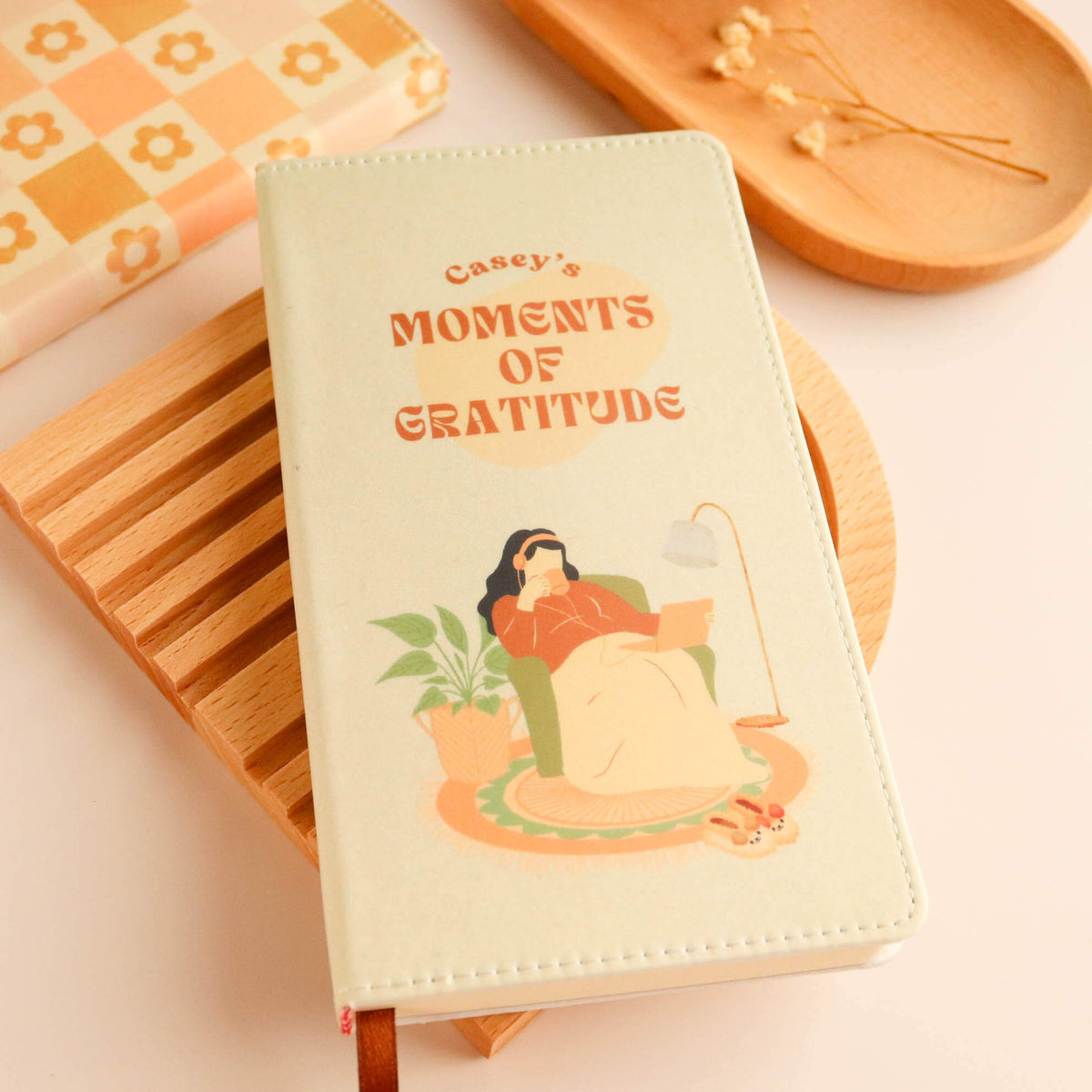 Moments of Gratitude Personalized Gratitude Journal and Notebook - Glamourous Grace