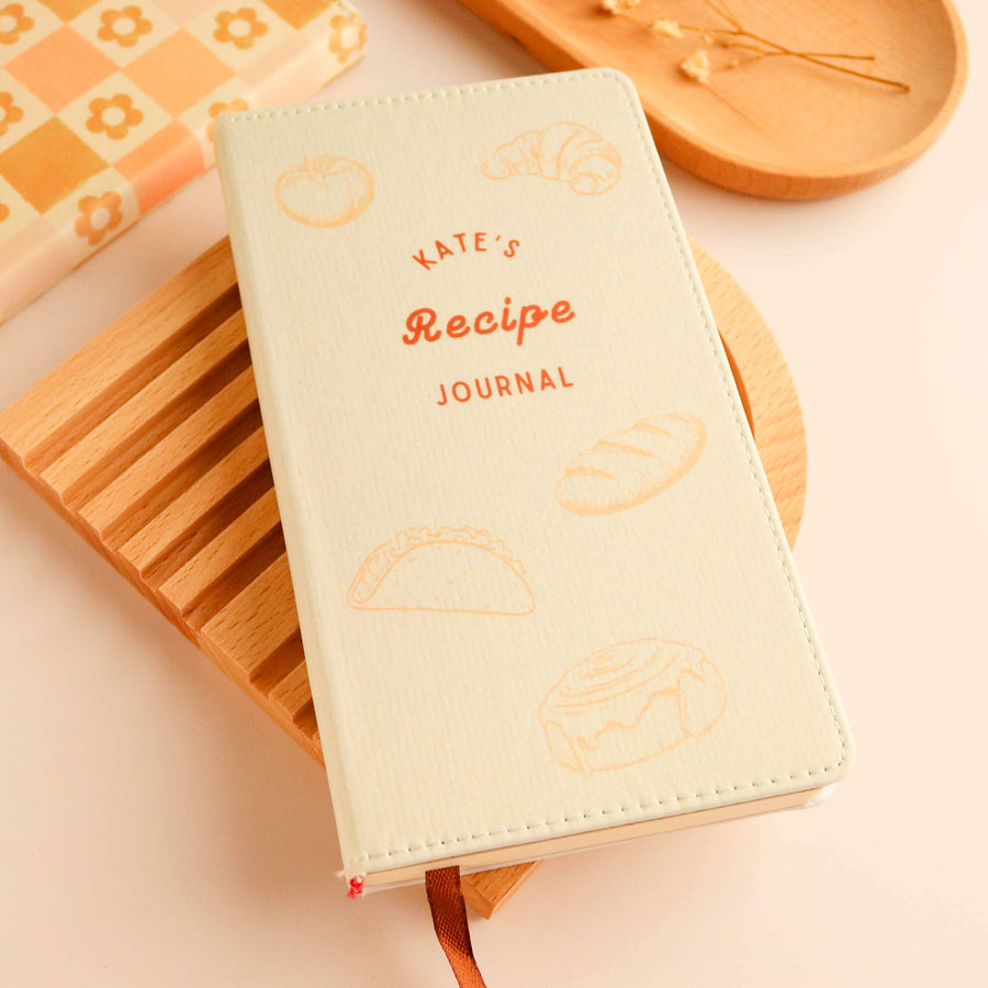 Personalized Recipe Journal and Notebook