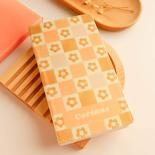 Checkered Daisies Personalized Journal and Notebook