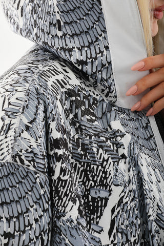 The Vega White Reversible Leather Women Jacket